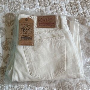 Lucky Brand Men's Off-White Slim Straight Jeans